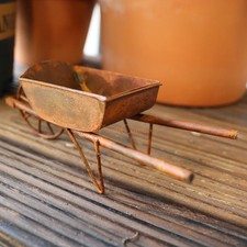 Mini Schubkarre Metall Vintage