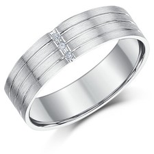 6 mm Palladiumring flacher Hof