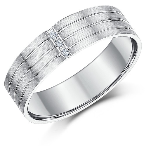 Palladium ring flach hof - 6,