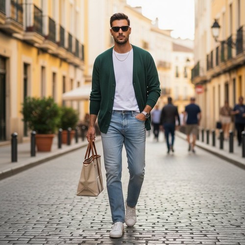 Men american vintage - vintage, sweater