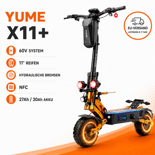Yume x11 scooter dualmotor - x11, e-scooter