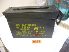 5253.    Alte Munitionskiste Aufbewahrungskiste Militärkiste