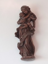 Wachsfigur Madonna mit Kind