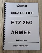 NVA ERSATZTEILKATALOG  MZ ETZ 250 A 