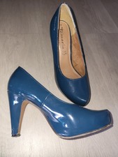 Damenpumps Gr.39 Petrolfarben