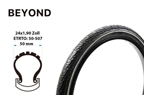 Zoll fahrrad reifen 24x1 - fahrrad, 24x1.90