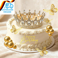 37Stk Tortendeko Krone Zum