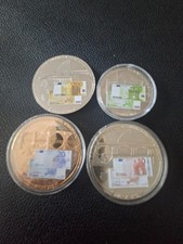 Medaille 4 Stück 10, 20, 100