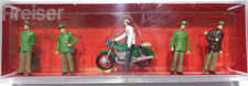 Preiser 10066 Polizisten Kradfahrer 5 Figuren 1:87 H0 Top+OVP