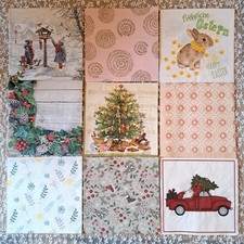 Servietten Sammlung für