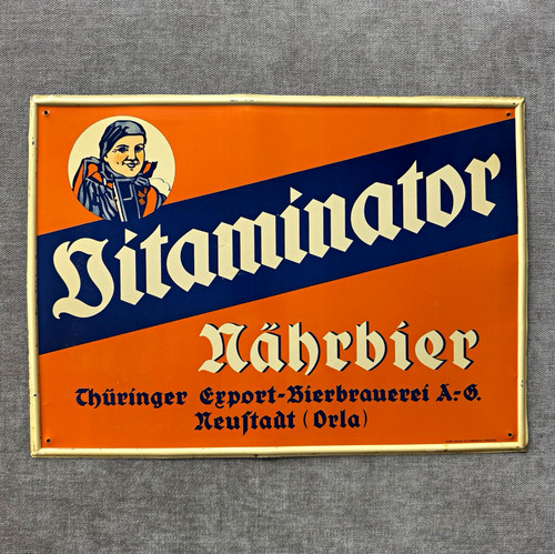 Vitaminator blechschild bier - vitaminator,
