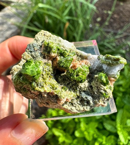 Seltene demantoid granat - seltene,