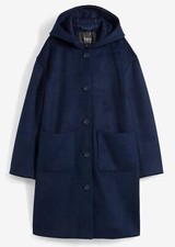 Kurzmantel in Wolloptik mit