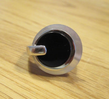 Toller ELLE Ring aus 925 Sterling Silber Ring Onyx & Perlmutt Vintage Modernist