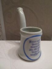 Schnapspfeiferl Schnapspfeife Schnapsstamper Stamper Porzellan lustigem Spruch