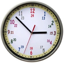 Wanduhr Kinder Lernuhr