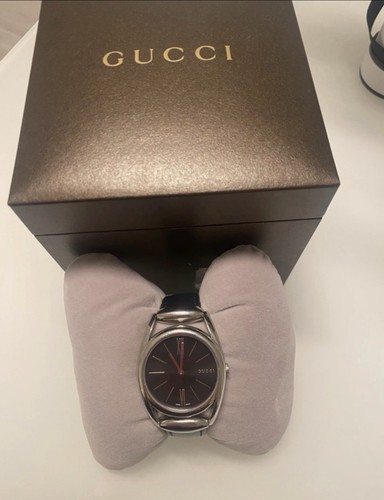 Gucci damen armbanduhr leder - gucci,
