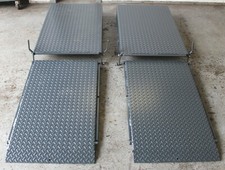 4x Corghi Haweka Mondolfo 4 Säulen Scheren Hebebühne Auffahrtsrampe Auffahrrampe