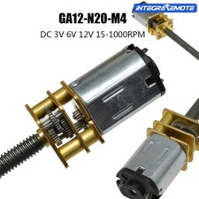 DC 3/6/12V Gear Motor Electric Micro Speed Reduction Centric Output Shaft