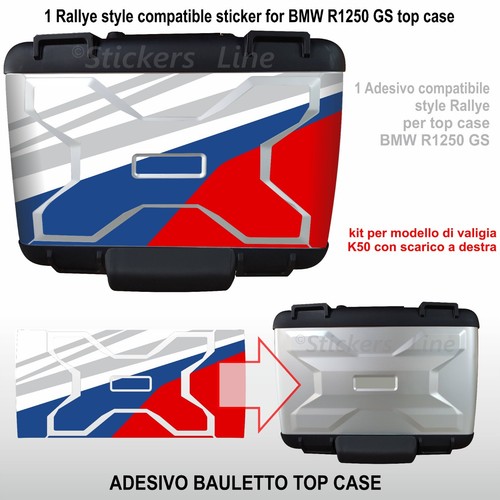 Aufkleber top case - top, bmw