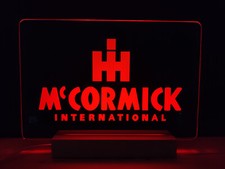 IHC Mc Cormick International Traktor Oldtimer LED Schild NEU Schlepper Trecker
