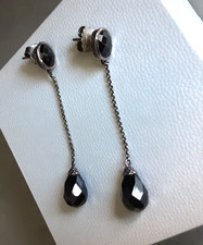 ** Thomas Sabo lange Ohrhänger   ** 925 Silber geschwärzt **