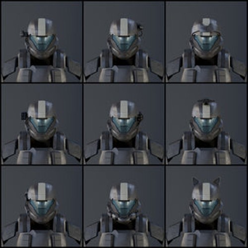 Halo odst helmet accessory - halo,