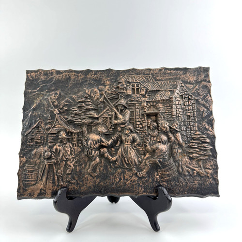 Vintage relief wandbild - vintage,