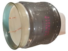 PartyLite Duftkerze Vanilla Sparkle Grau 400g