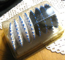 Wenco Sternchen - Zwirn 100% Baumwolle gewachst  4xschwarz 4xweiß je 20 m Nm30/3