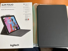 Logitech Slim Folie, Ipad Hülle mit Tastatur, Top Zustand