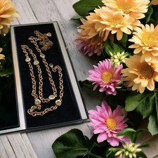 HÜFT Kette Körper Bauchkette filigran "runde Strass Elemente" Modeschmuck