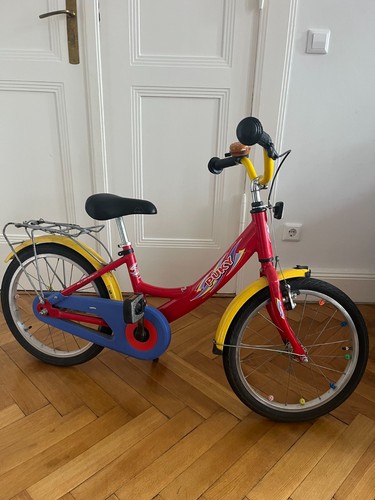 Rotes kinder fahrrad puky - kinder,