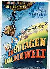 Filmposter Postkarte IN 80 TAGEN UM DIE WELT David Niven