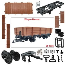 Niederbordwagen gerade braun