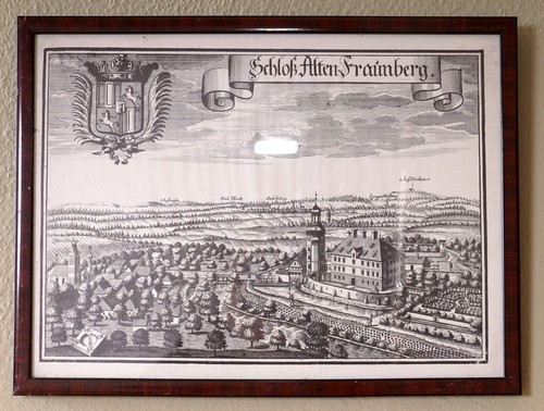 Schönes altes wandbild - altes,
