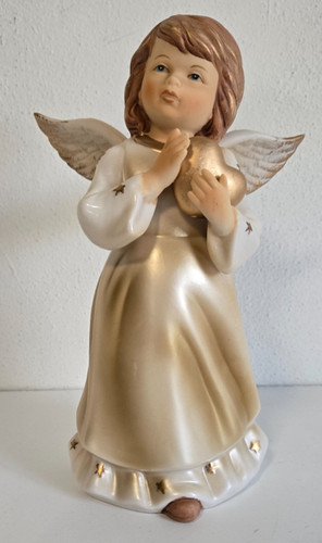 Goebel engel mit goldenem - mit, herz