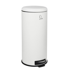 B-Ware SVITA T30 Mülleimer 30Liter Treteimer Abfalleimer Mülltonne Weiß