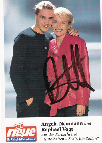 Autogramm angela neumann - angela,