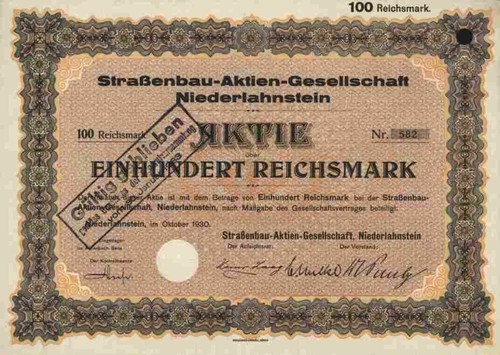 Straßenbau 1930 - straßenbau, ag