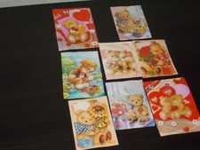 BASTELARTIKEL,8x3-D-BILDER, HANDGEARBEITET,UNBENUTZT bzw. NEU, KARTENHERSTELLUNG