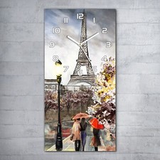 Wanduhr Glasuhr 30x60