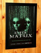 2003 Enter the Matrix Werbeblatt Gerahmt Poster Ad Page Framed PS2 GameCube Xbox