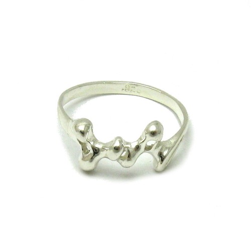 Leichter sterling silber ring - silber,