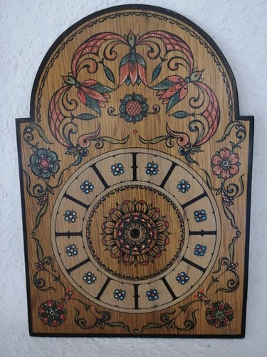 Holz schild für wanduhr - holz,