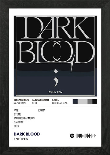 Enhypen dark blood album cover - enhypen,
