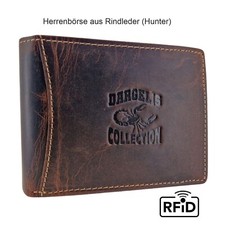 Leder Portemonnaie -