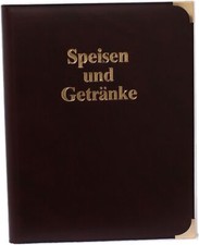 Speisekarte A5 weinrot