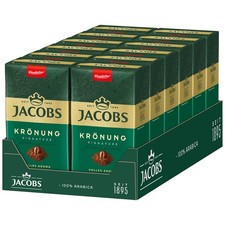 JACOBS Filterkaffee Krönung Röstkaffee gemahlen 100% Arabica klassich 12 x 500 g