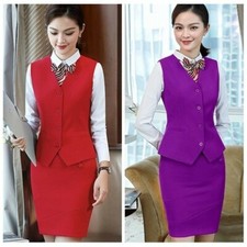 Damen 2PCS Förmliche Weste